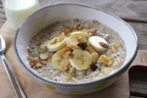 banana nut porridge