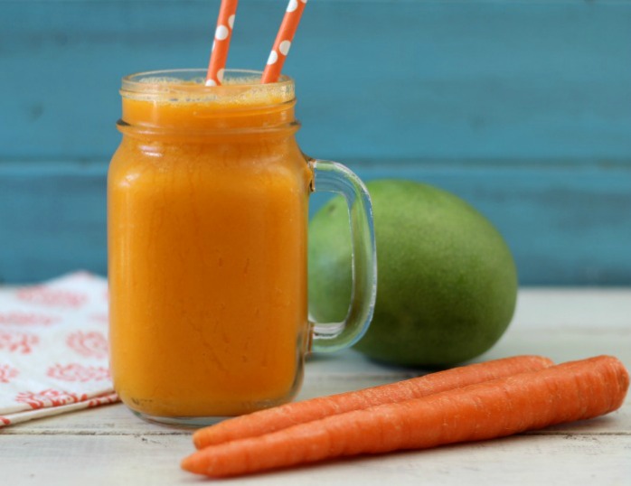 7 mango carrot smoothie