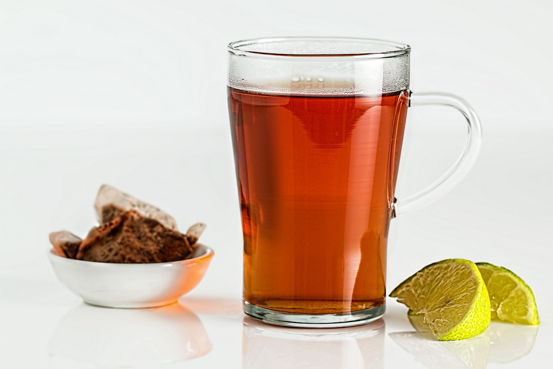 tea in a glass